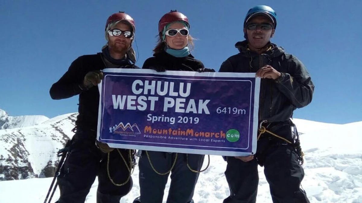 Chulu west peak climbing