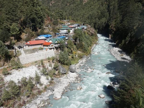 Villages with teahouses during the trek to Everest Base Camp