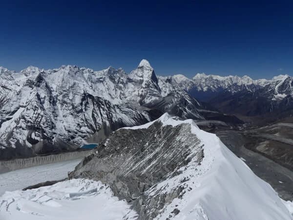 View on the way to Island Peak Climbing