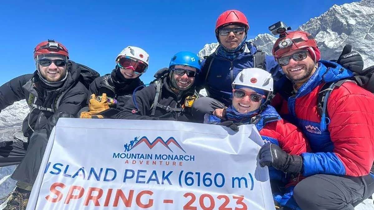 Island peak climbing