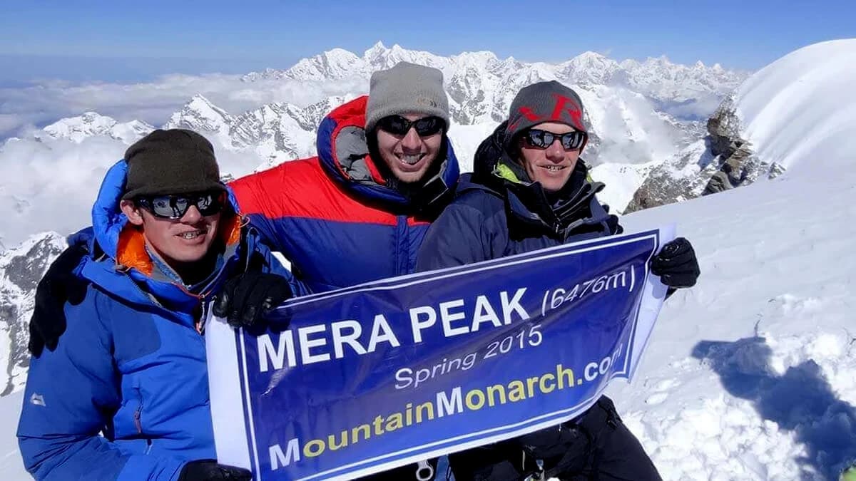 Climb to Mera Peak (6,476m) in Nepal