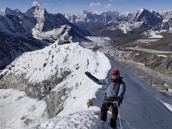 Winter trek and climb in Nepal