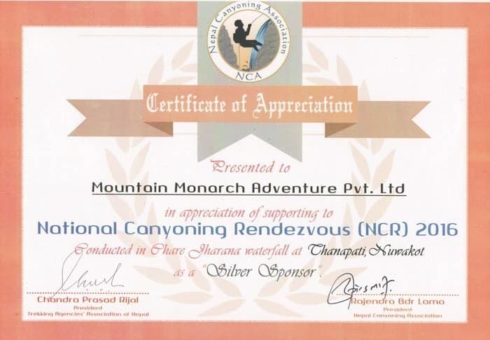 Nepal Canyoning Activities