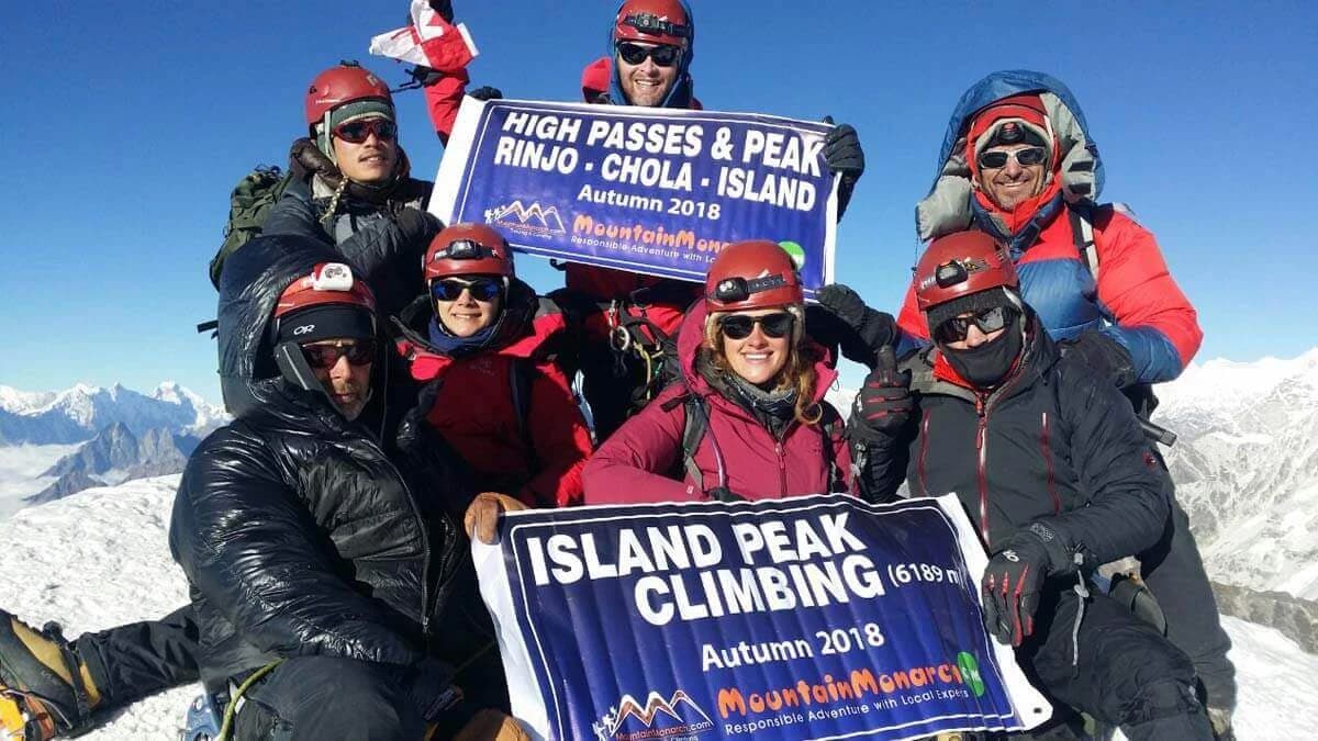 3 passes etc and Island peak