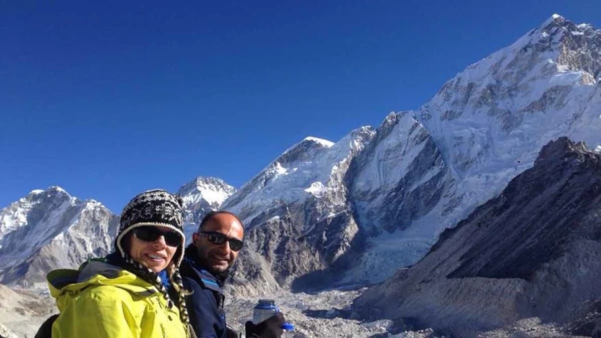 Trekkers on EBC Heli Trek