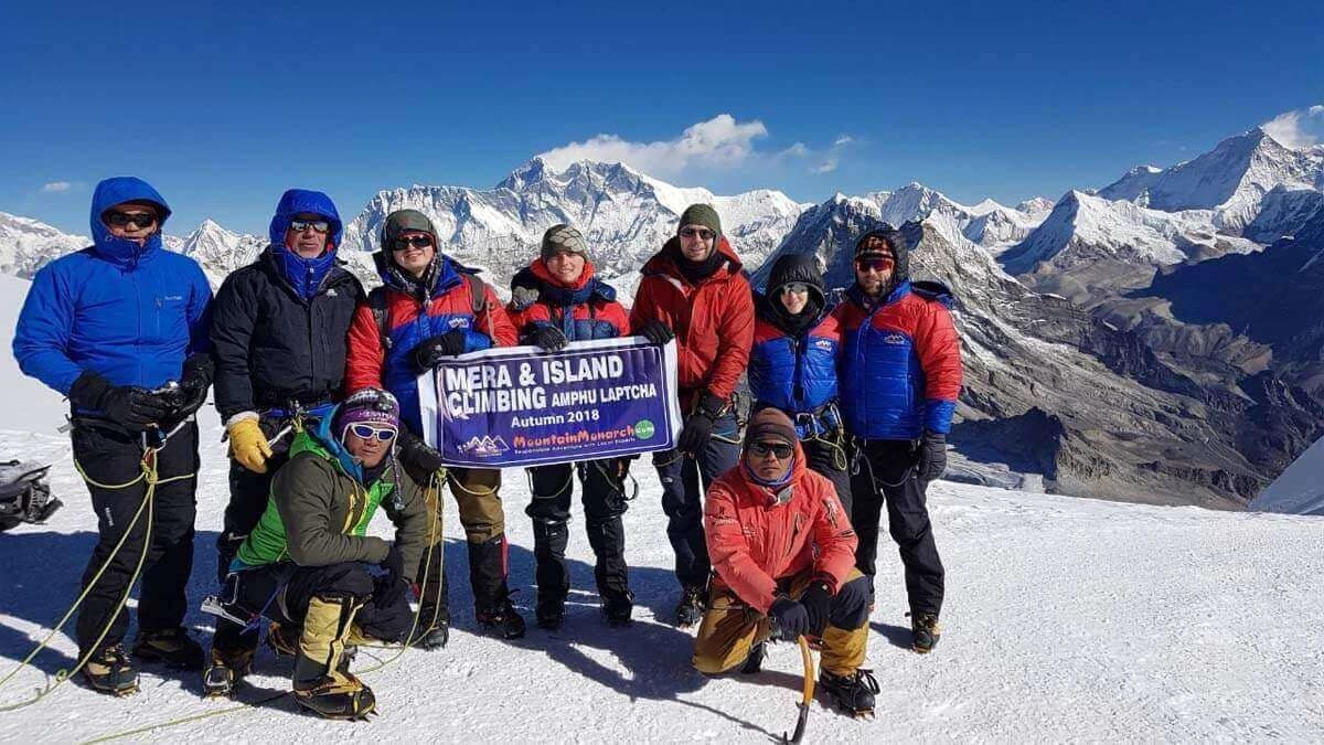Mera and Island peak climbing