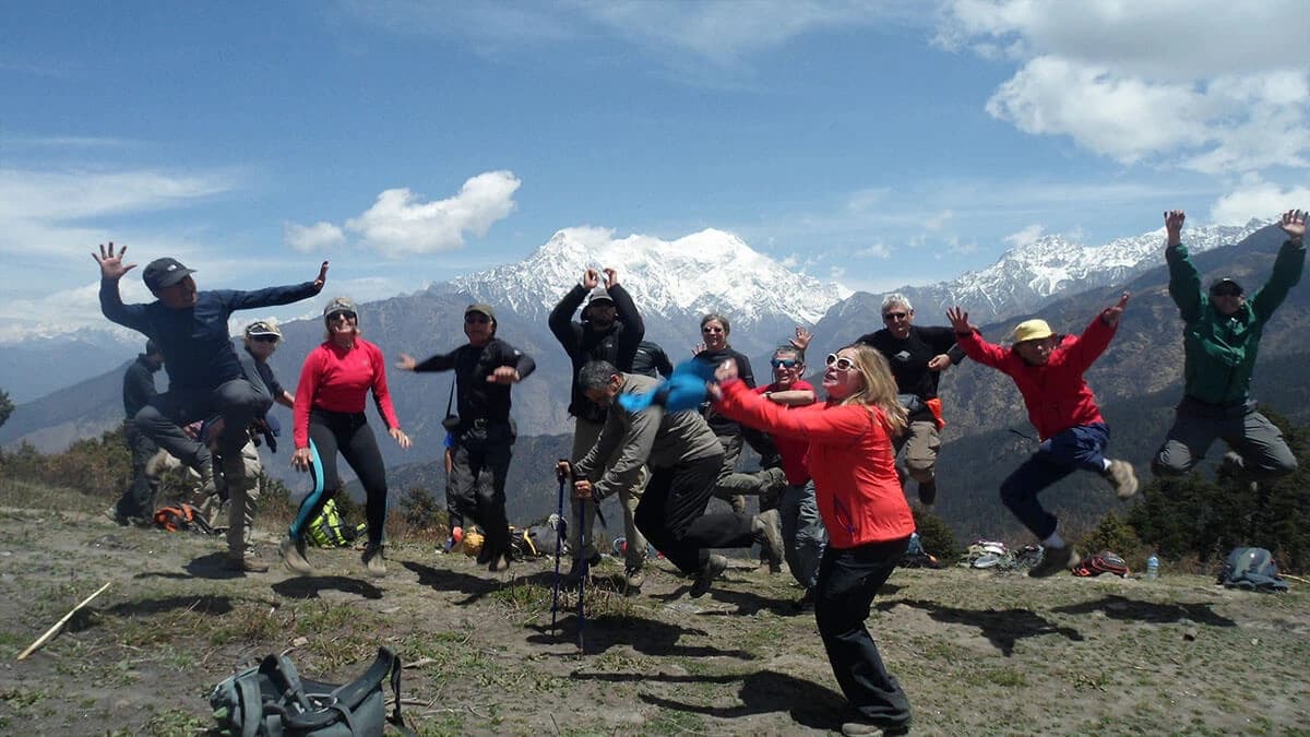 trekkers arrival in Nepal