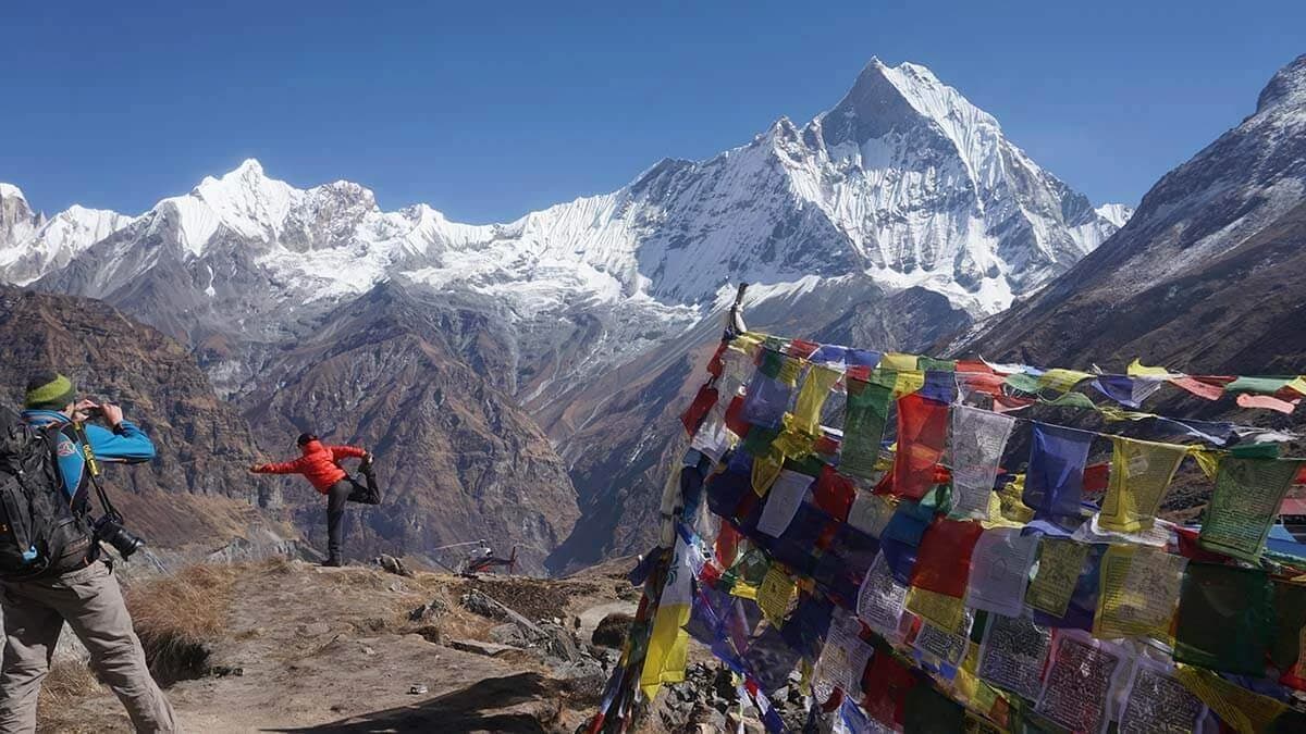 Annapurna sanctuary trekking