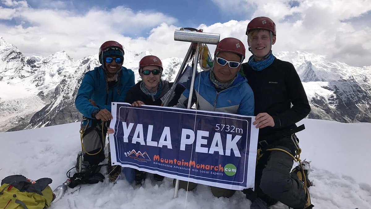 Winter peak climbing in Nepal