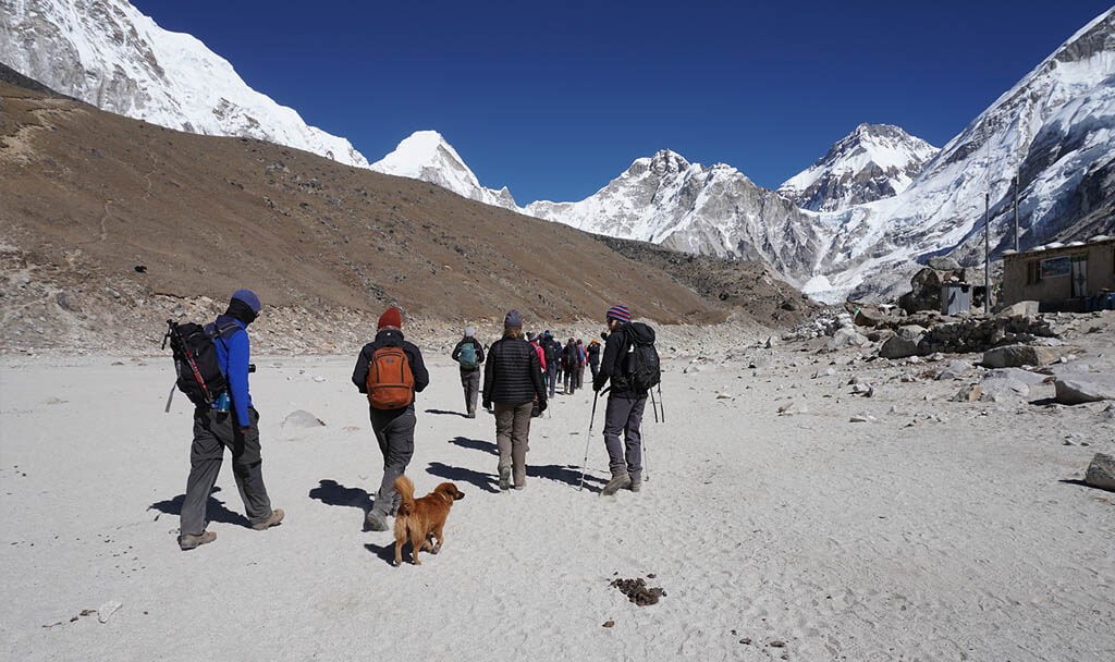 Everest base camp hike